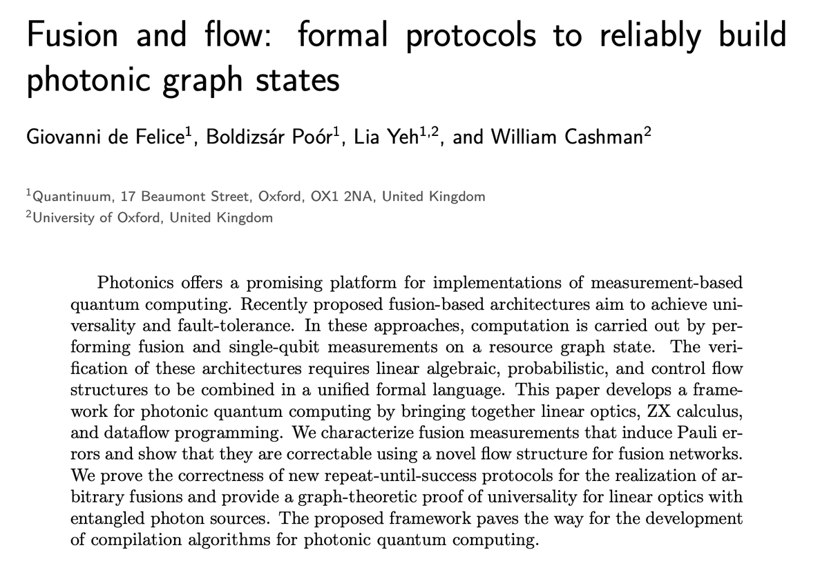 gio_defel's tweet photo. Our work on photonic MBQC is out on the arXiv!

https://t.co/ieYaOLIguu https://t.co/P7bU7y4EGN