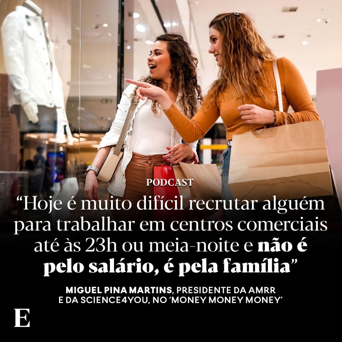 expresso's tweet image. O Parlamento vai discutir uma petição com milhares de assinaturas para alterar os horários dos centros comerciais, que defende que devem fechar aos domingos e feriados e encerrar às 22h nos restantes dias.

Saiba mais: expresso.pt/economia/2024-…