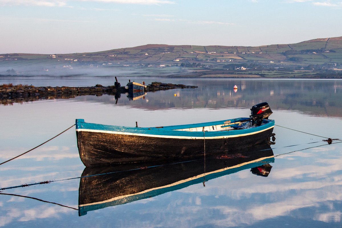 Tranquil setting: Portmagee Channel <a href="/wildatlanticway/">Wild Atlantic Way</a> <a href="/DiscoverKerry_/">Discover Kerry</a> @WeatherRTE <a href="/deric_tv/">Deric</a> <a href="/RTEToday/">Today</a>
