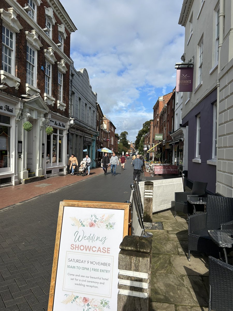 Good morning from Lichfield. The sun is shining after all the rain ☔️