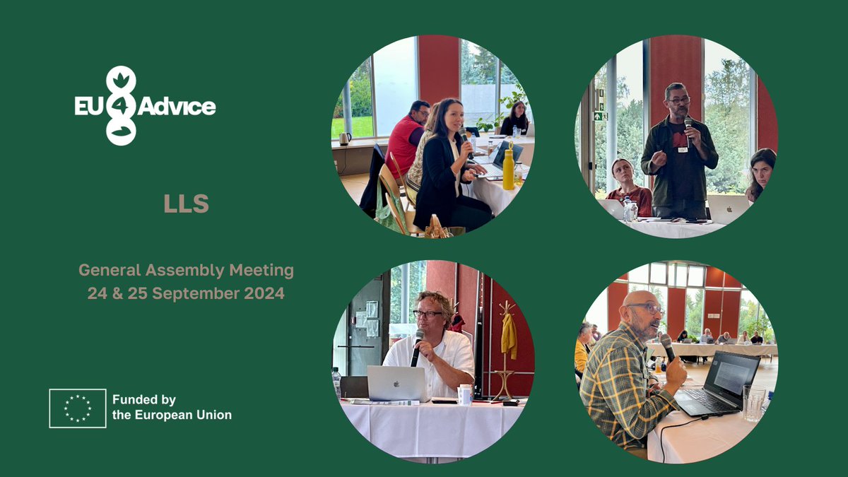 eu4advice's tweet photo. Now is the turn for the Living Labs to present the roadmap for integrating advisors into national AKIS.
#EU4Advice #EU4AdviceGeneralAssembly #LLs https://t.co/TkvAc0y07x