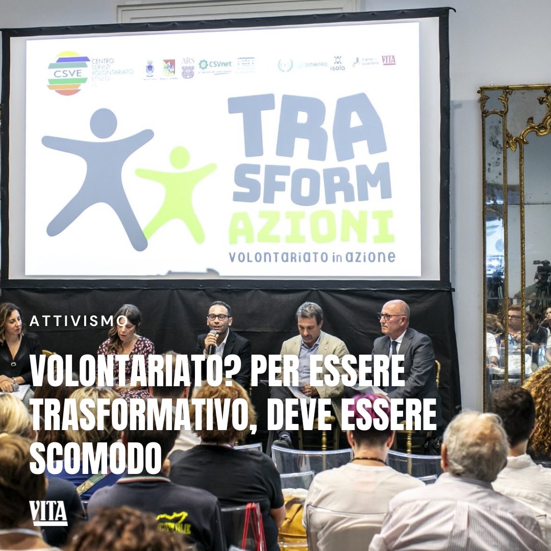 A Catania il Centro di Servizio per il Volontariato Etneo ha organizzato una giornata di confronto su modalità e finalità dell'impegno civile. Ecco come è andata.

👉 vita.it/volontariato-p…

<a href="/csvetneo/">CSVE Centro di Servizio per il Volontariato Etneo</a> @stearduini