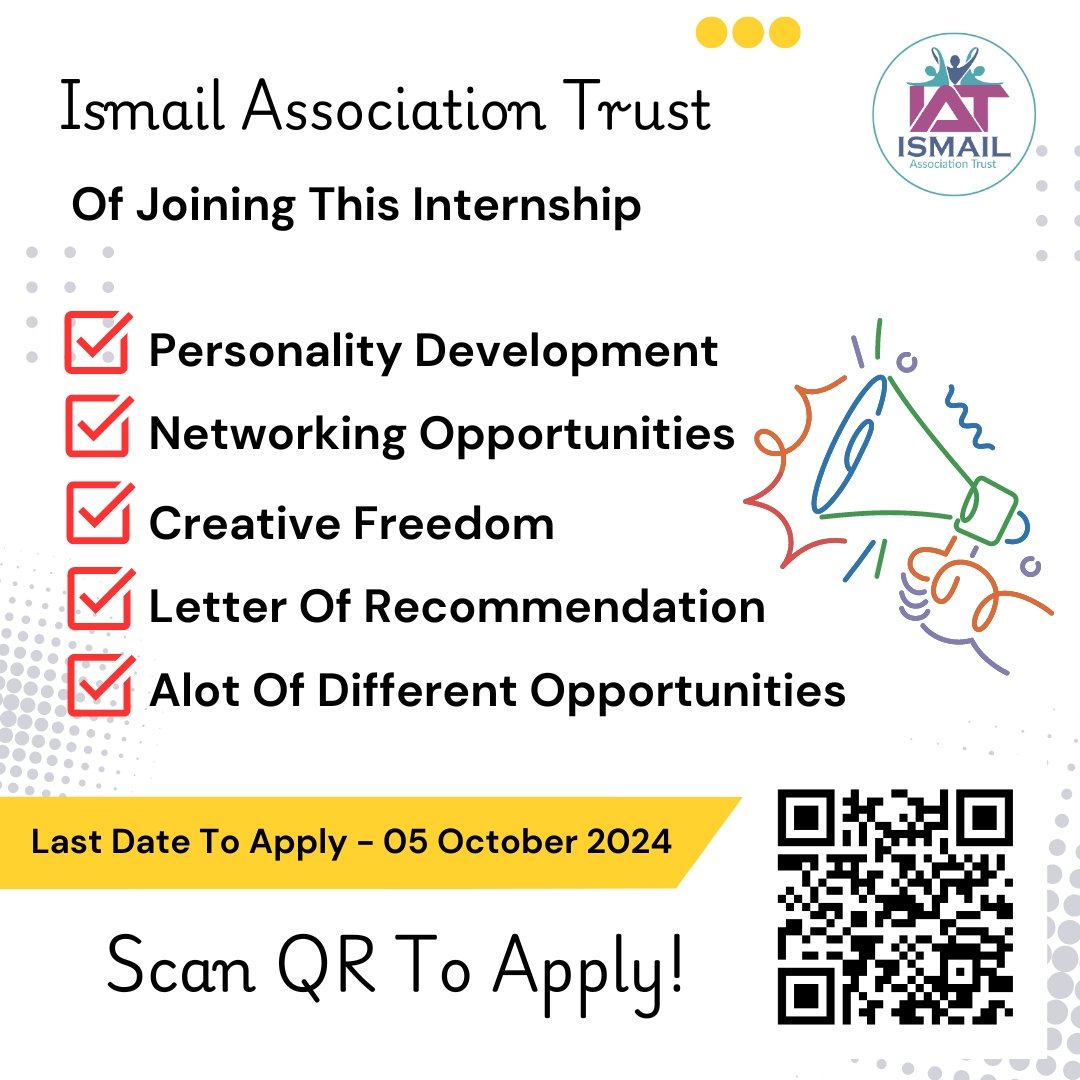 Excited to announce our internship program! 

Join us for a hands-on experience, where you can grow your skills, work on impactful projects, and be part of an innovative team.

Fill out the form from here! forms.gle/NGun1im7f7Vnct…

Apply now and start your journey with us!