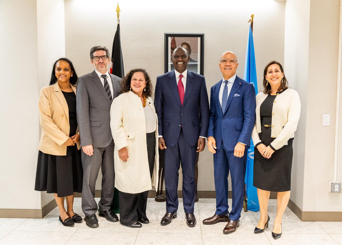 Kenya appreciates the Ford Foundation’s commitment to safeguarding our democracy and supporting Kenya's calls for reforms in the global economic institutions, climate action and modern technology regulation.

Held talks with the President of the Ford Foundation Darren Walker in