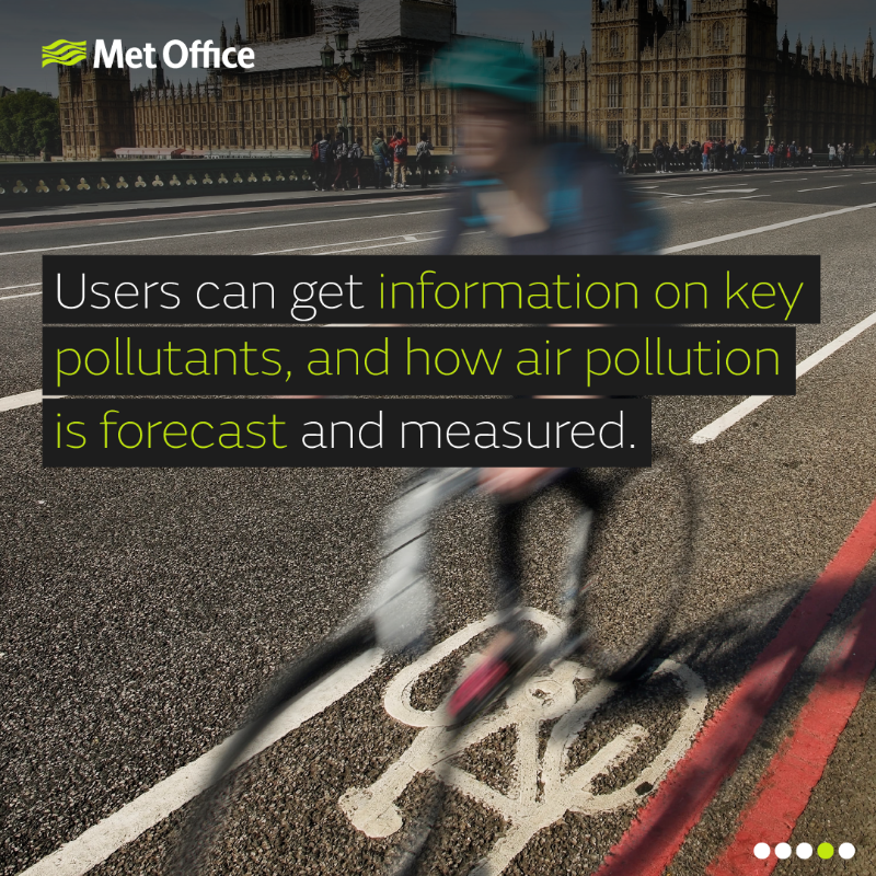 MetOffice_Sci's tweet photo. Today we’re launching the @MetOffice Air Quality Data Portal.

It provides free access to nearly two decades of air quality data.

We’re helping users to understand the impacts of air pollution to improve air quality for a healthier future.

More ⤵️

@UK_CleanAir @esriuk