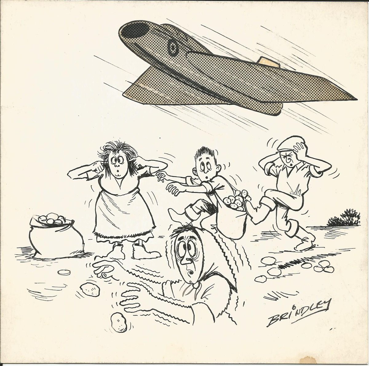 rogster27's tweet photo. @BlickyIan @Olliethecollie1 @HUFTM1916 @trevorbmbagency Ben Gunn flying the Boulton paul P111 scaring the local spud pickers. https://t.co/490kZ2NZnx