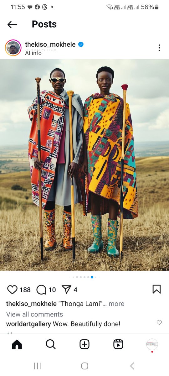 WorldartSA's tweet photo. @thekiso_mokhele does beautiful work with a combination of photography and AI. Do yourself a favour and visit his Instagram page to see what he did for #heritageday2024 with his most recent post. https://t.co/RrfOflktt0
