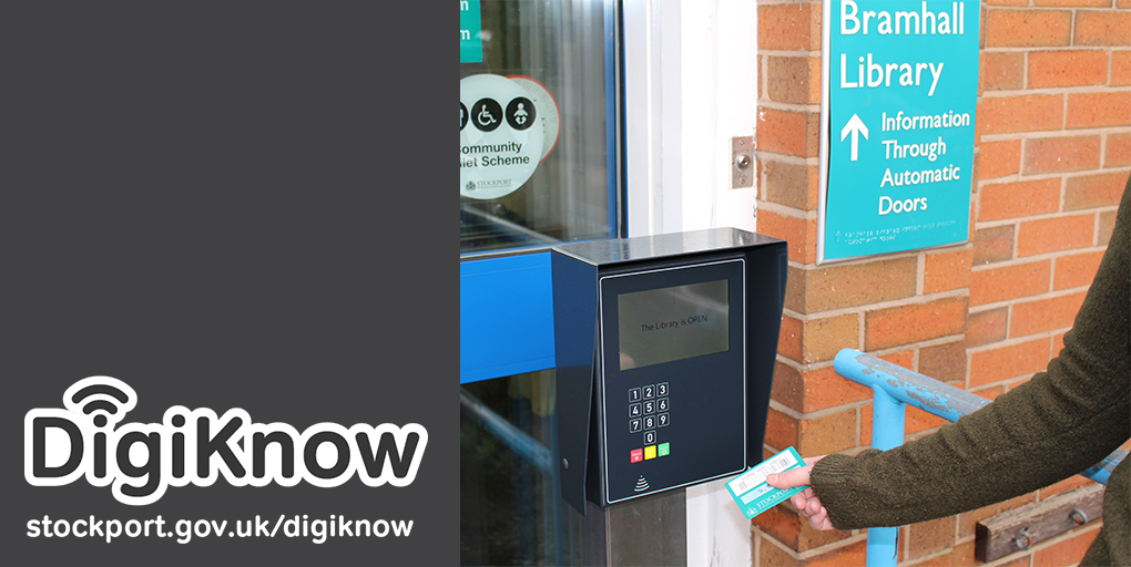 StockportMBC's tweet image. All Stockport libraries have free Wi-fi and free-to-use computers to go on the internet. And you can register for Open+ to use some libraries for extra hours each week outside staffed hours. Ask at your local library or visit: orlo.uk/aHf3i  
#DigiKnow