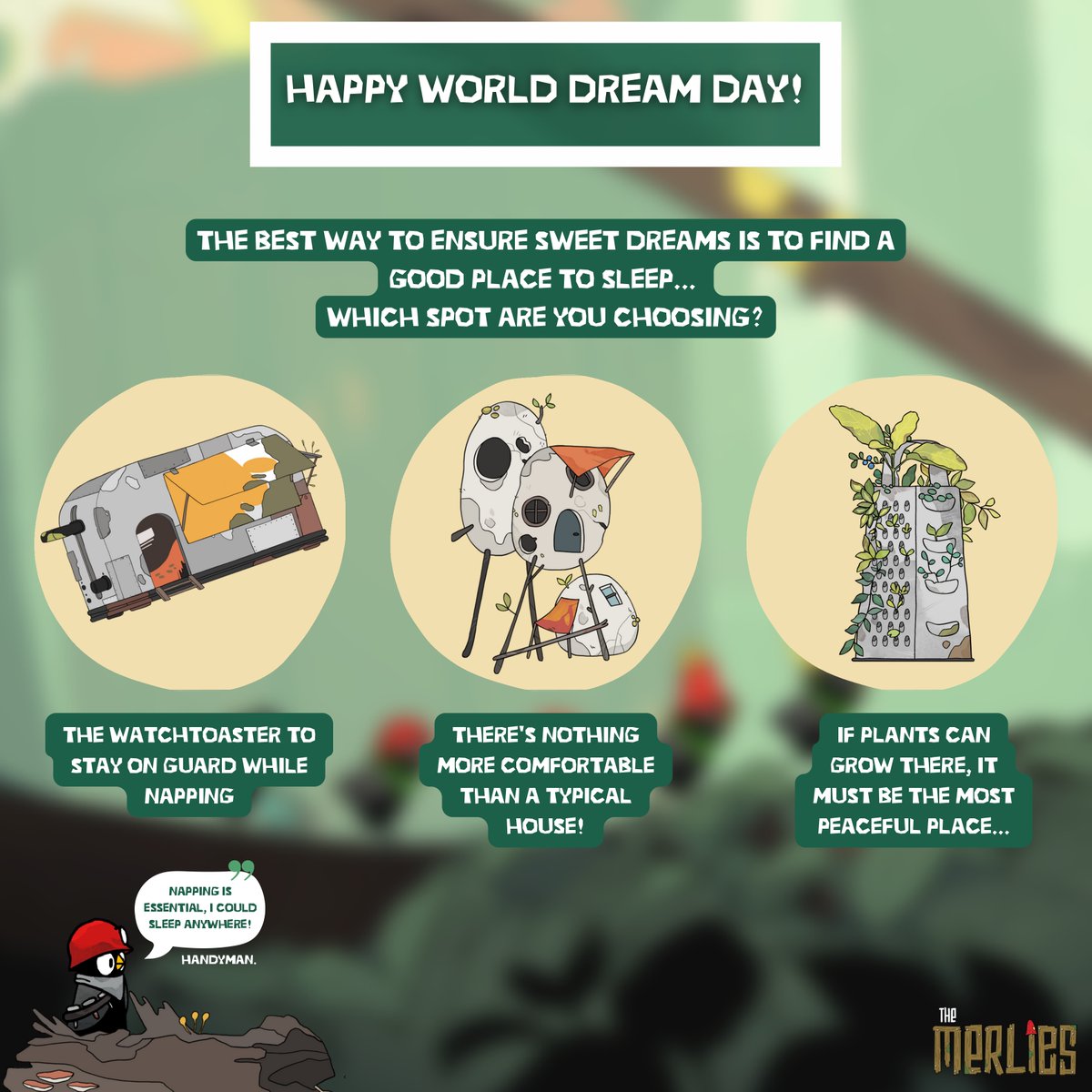 the Merlies 🌱 Wishlist now on Steam! tweet media