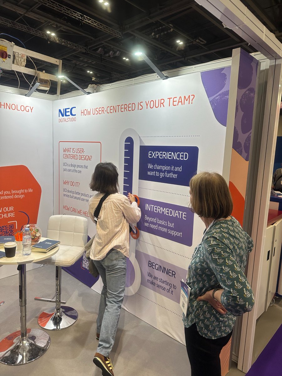 NEC Digital Studio (@necdigistudio) on Twitter photo And we’re underway at the <a href="/DigiGovExpo/">DigiGov Expo</a> 👍
The <a href="/NECDigiStudio/">NEC Digital Studio</a> team are energised and looking forward to a great first day of learning and insight.
If you’re attending, why not visit us at stand B7 and see how user-centred design is your team?
#DigiGovExpo And we’re underway at the <a href="/DigiGovExpo/">DigiGov Expo</a> 👍
The <a href="/NECDigiStudio/">NEC Digital Studio</a> team are energised and looking forward to a great first day of learning and insight.
If you’re attending, why not visit us at stand B7 and see how user-centred design is your team?
#DigiGovExpo