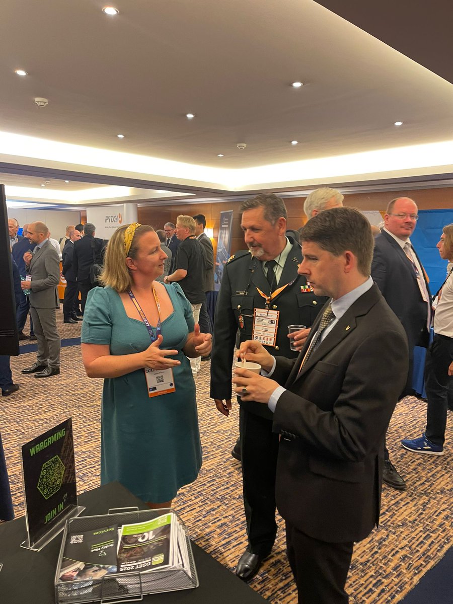 Ruddyniceltd's tweet photo. If you are at @NATO  #CA2X2Forum this week, make sure to stop by the Ruddy Nice stand to find out more about DSET 2025, and how to get involved with the Simulation, Serious Games &amp;, Wargaming Studio!

Catch @tessthebutler in Room Pola, on Wed, 25 Sept, at 11am. #NATO #CA2X2 https://t.co/odT1w5yjp6