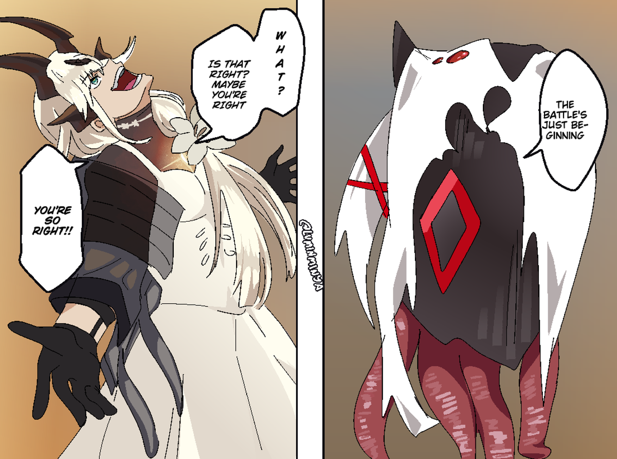 Luminminya's tweet photo. Gomen Doktah, Watashi wa ima anata no tame ni okkottenai

#Arknights #アークナイツ #明日方舟 https://t.co/wjt7K5oXTs