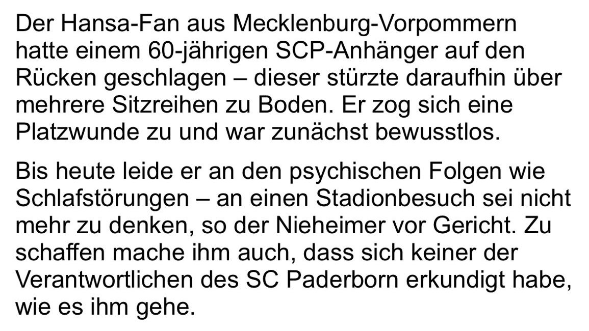 SC Paderborn mal wieder Weltmeister in Sachen Kommunikation.