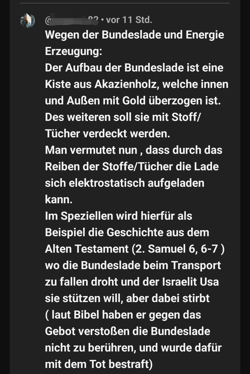Fragt nicht was sonst so in meinen Kommentaren abgeht...

#templer themen einfach immer wild.

#bundeslade #mittelalter