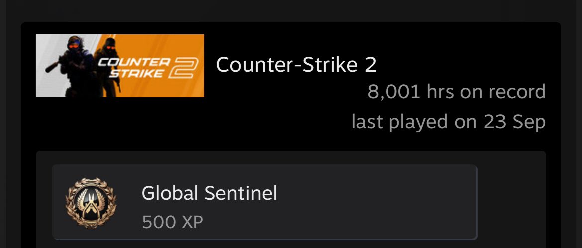seniorx_cs's tweet image. damn 8k hrs at 17🥲