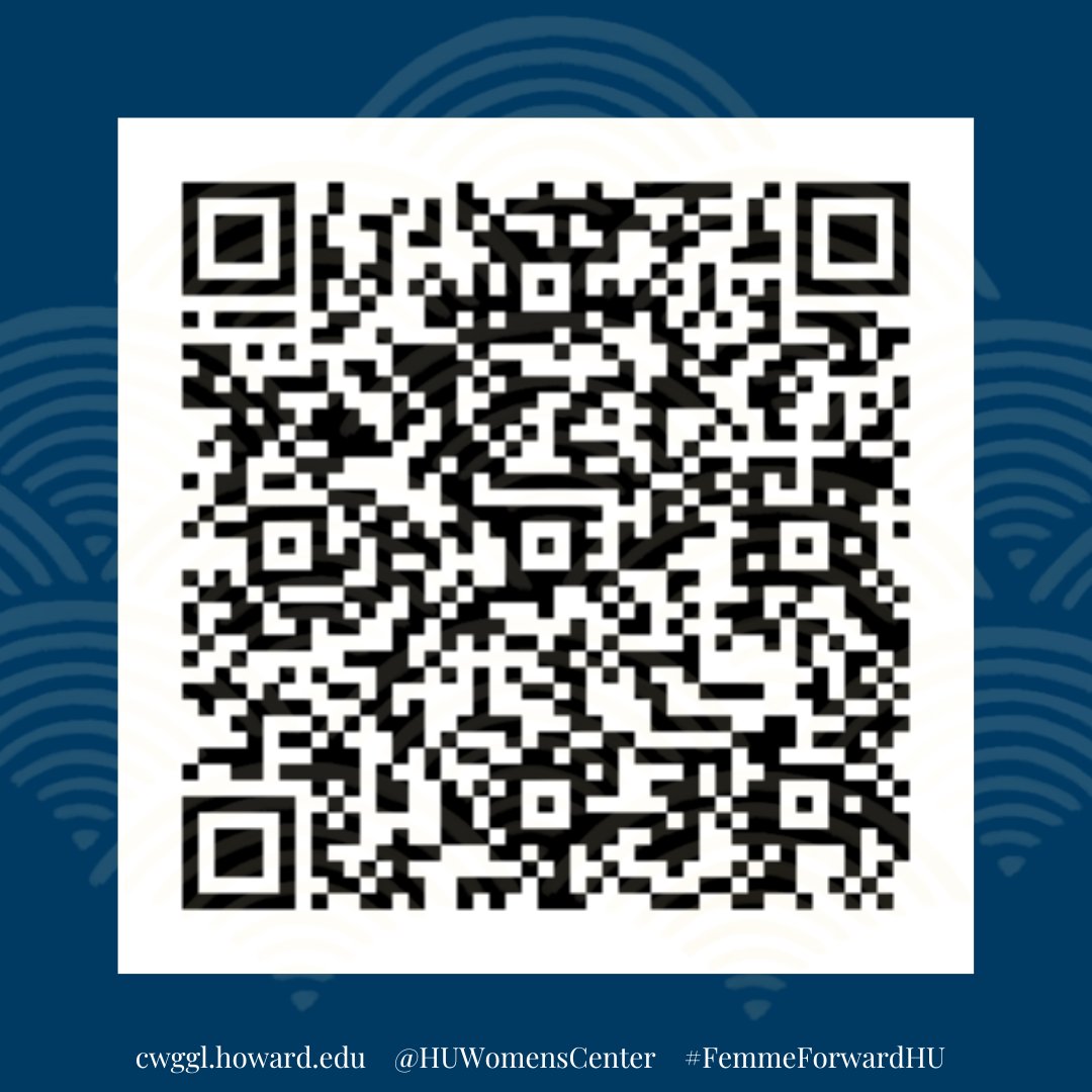 Join the CWGGL on Thursday, September 26th from 2-4 PM for "The Role of Women in Liberation Struggles: A Fireside Chat with Ms. Erica Williams". RSVP with the QR code or link below!
docs.google.com/forms/d/e/1FAI…