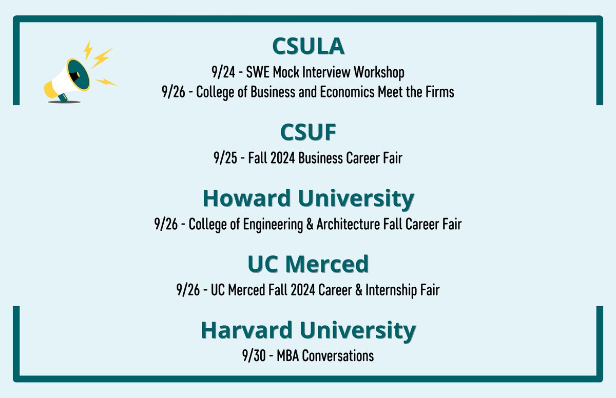 📢 College students, we’re coming to your campus this September! Join Southern California Edison to explore exciting internships and help build a clean energy future. 🌎💡 Contact your campus team for event details! lnkd.in/g_zMcsdr #SCEInterns #GreenEnergy #Internships
