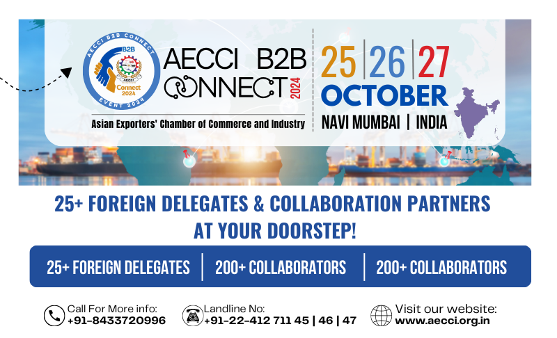 aecci2015's tweet photo. Mega Event- AECCI B2B Connect 2024
October-2024
Navi-Mumbai.

Click to Register: https://t.co/Hp7M0eruoa

#megaevent2024 #globalbusiness #mumbaievents #ExportersIndia #internationaltradecommunity #navimumbaievents https://t.co/22jSqVuO81