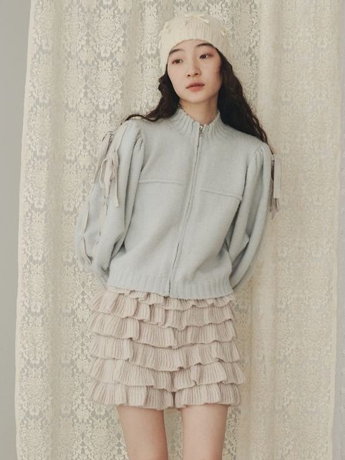 モヘヤライクティアードショートパンツ レディース メリージェニー