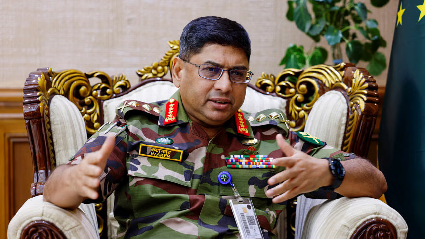 In a rare media interview with <a href="/Reuters/">Reuters</a>, #Bangladesh's army chief General Waker-uz-Zaman vowed to back his country's interim government "come what may" to help it complete key reforms after the ouster of PM Sheikh Hasina, so that elections could be held within the next 18 months.