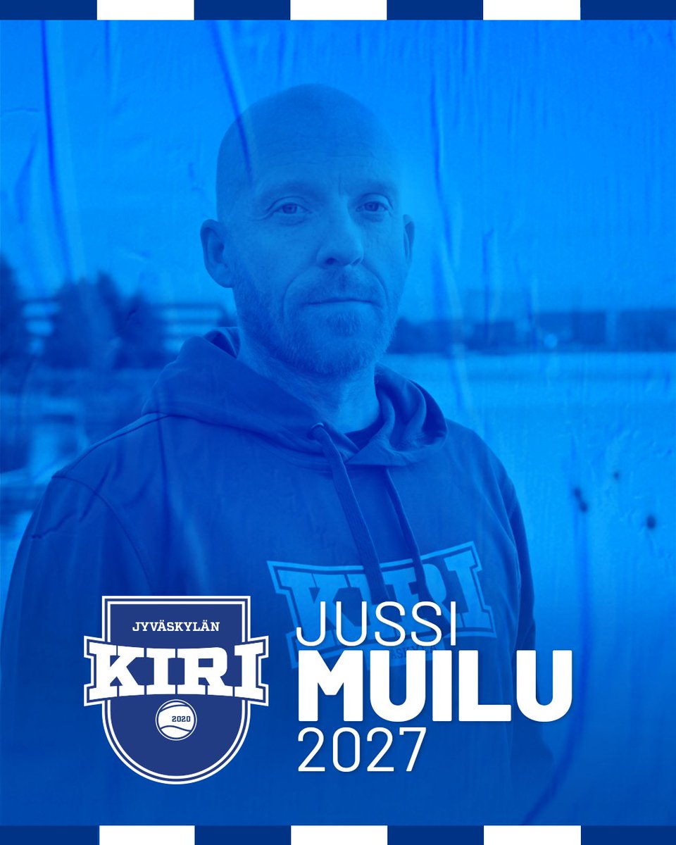 𝐉𝐔𝐒𝐒𝐈 𝐌𝐔𝐈𝐋𝐔 𝐊𝐈𝐑𝐈𝐍 𝐏𝐄𝐋𝐈𝐍𝐉𝐎𝐇𝐓𝐀𝐉𝐀𝐊𝐒𝐈!🔵⚪️

Jussi Muilu palaa Kirin valmennukseen reilun kymmenen vuoden tauon jälkeen. Muilu on nimitetty Kirin pelinjohtajaksi ja päävalmentajaksi kolmen vuoden sopimuksella.

➡️ jklkiri.fi/jussi-muilu-pe…

#jklkiri #pesis