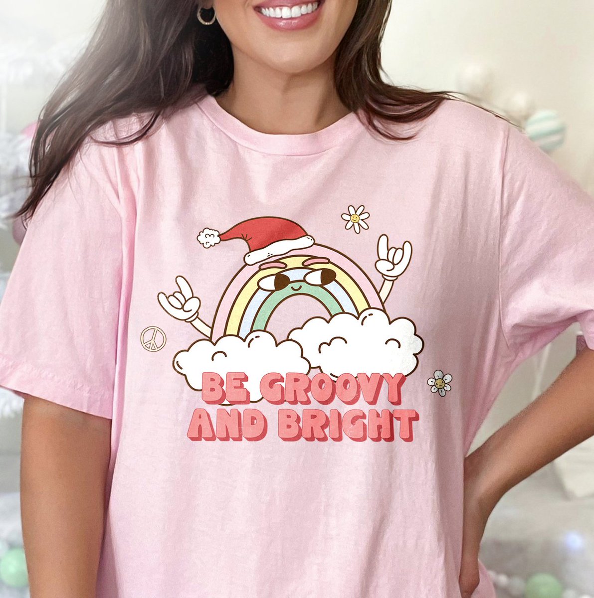 joonstudioco's tweet photo. Be Groovy And Bright for Christmas!
Check out interesting shirts from the #joonstudioco Etsy store. https://t.co/0hv3GLox8K
#groovy #groovychristmas #rainbow #Christmas #flowerpower #xmas #retro #etsy #etsyshop #etsyseller #tee #tees #tshirt #tshirts #tshirtshop https://t.co/rlp7kzWx5u