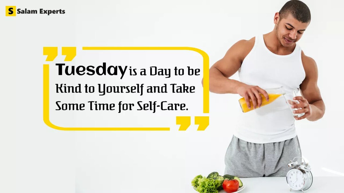 SalamExperts's tweet photo. Take a moment this Tuesday to recharge and focus on yourself. Self-care is a priority, not a luxury. 💙 

 for more: https://t.co/GkPg4tHsVJ

#tuesdayvibes #bekindtoyourself #wellnessjourney #Salamexperts https://t.co/X6or4KaXWy
