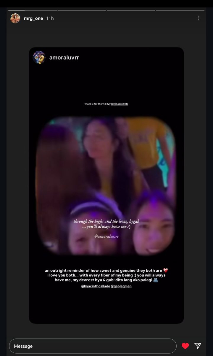 sngapsirk9's tweet photo. Tita Marge (Hya's mom) reposted these stories about HyGab made me at ease. Tita Marge also believed in the goodness of Gab. She's there to support them and is with us homies encouraging them both to keep going, let's support HyGab in all ways homies 
#HyacinthCallado #GabLagman https://t.co/C9cSvI96t5