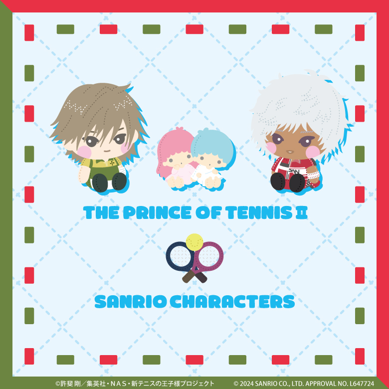 🎾新テニスの王子様×サンリオキャラクターズ🎾 コラボイラストのご紹介
