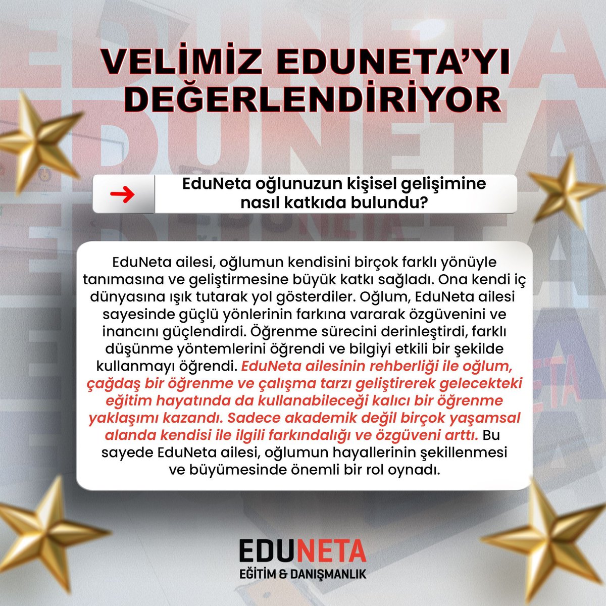 ✨Velimizden Güzel Yorumlar! ✨
Velilerimizden gelen bu güzel yorumlar doğru yolda olduğumuzun en güzel kanıtı! 💬❤️
📞0545 760 20 60

#lgskoçluğu #lgsbasarisi #lgsdanışmanlığı #lgsdanışmanlık #lgshazırlıkkursu #lgskurs
