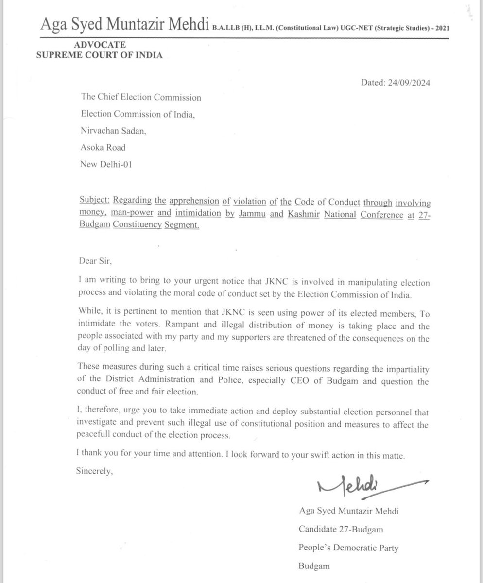 J&K PDP tweet media