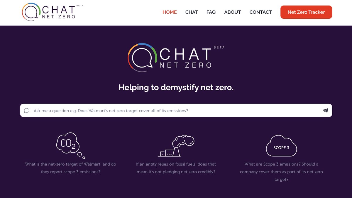 arboretica's tweet photo. #ChatNetZero kicked off a year ago from last Sunday!🎉

📍What is the #netzerotarget of Walmart, and do they report scope 3 emissions?

📍If an entity relies on fossil fuels, does that mean it's not pledging #netzero credibly?

Ask ChatNetZero at https://t.co/hwPZeTibhC https://t.co/AN675RZNFx