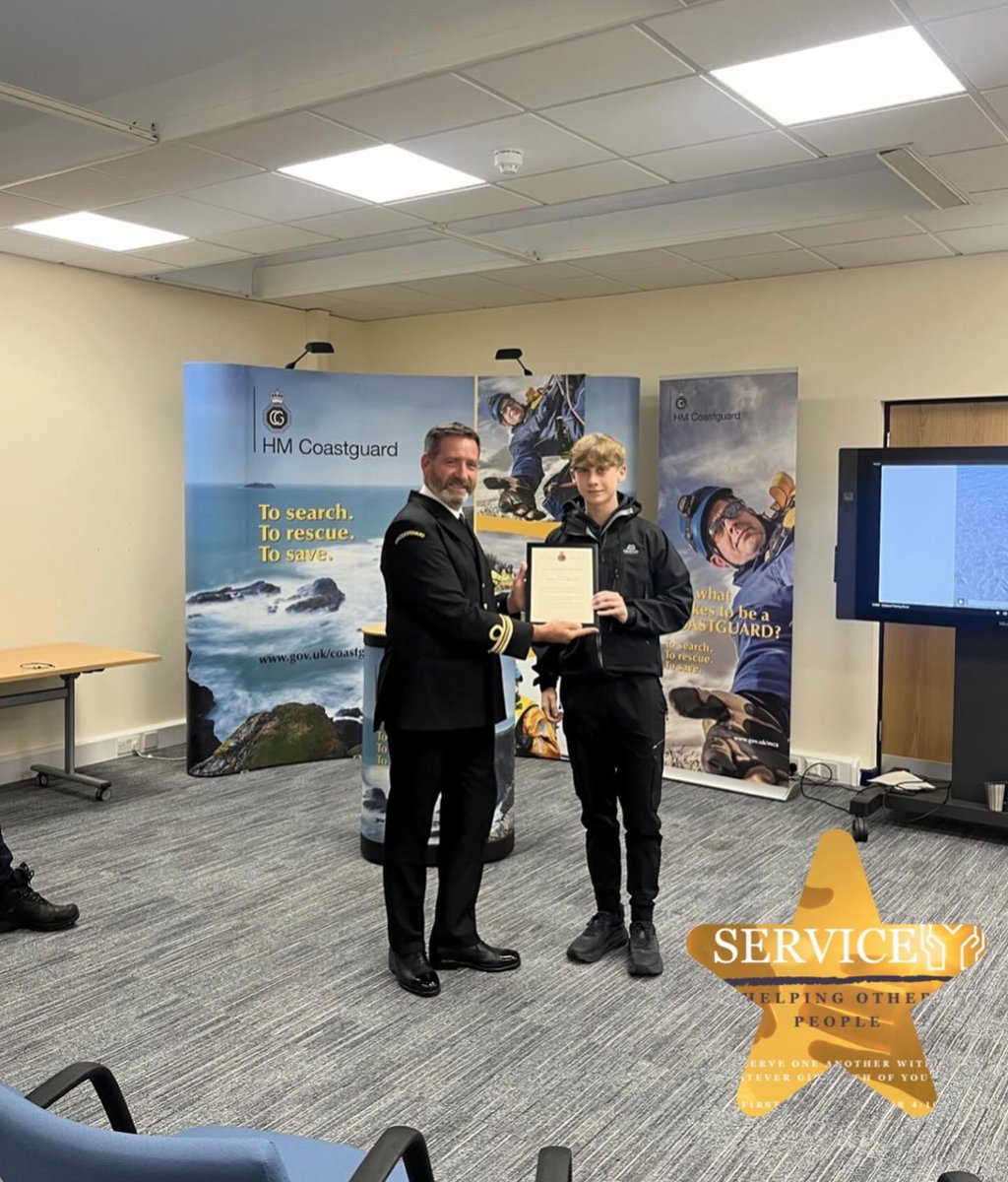 MaricourtCHS's tweet photo. On Our Lady of Mercy Day, we want to celebrate Service. A big congratulations to Joel, Joseph and Casper, who were recognised by the Costal Guard Rescue Team , for all their support and volunteering. Proud moment π₯Ή #service #mercyvalues @maritimecoastguard π¨ https://t.co/pYeDjJb0Vr