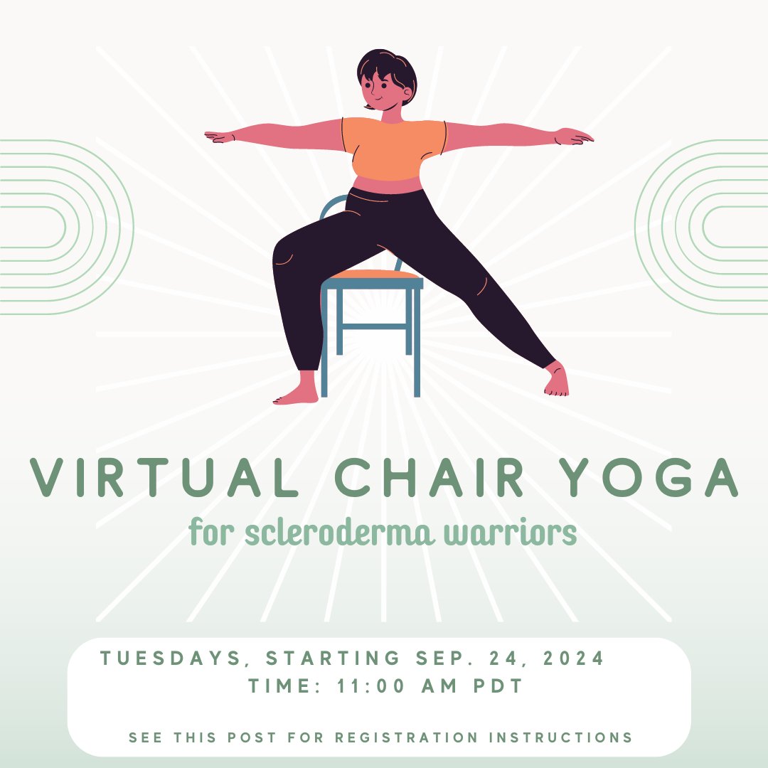 sclerodermabc's tweet photo. More info: https://t.co/jels5KJOy1
#hardwordharderdisease #autoimmune #chronicillness #chronicdisease #sclerodermawarrior #scleroderma #yoga #yogaforscleroderma #sclerodermayoga #sclero https://t.co/1l7p3iLck7