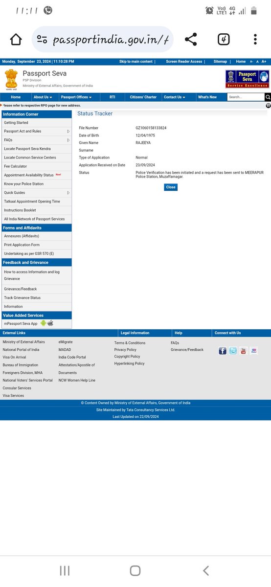 Sir mene appni mammi ka passport banwaya hai aur ab police verification ke liye aaya hai to kya police verification karane ke liye  pese dene padte hai <a href="/UPGovt/">Government of UP</a> <a href="/Uppolice/">UP POLICE</a> <a href="/dgpup/">DGP UP</a> <a href="/DmMuzaffarnagar/">DM MUZAFFARNAGAR</a> <a href="/MuzaffarnagarDm/">DM War Room Muzaffarnagar</a> <a href="/ChiefSecyUP/">S.P. Goyal, Chief Secretary, GoUP</a> <a href="/CMOfficeUP/">CM Office, GoUP</a> <a href="/kpmaurya1/">Keshav Prasad Maurya</a>