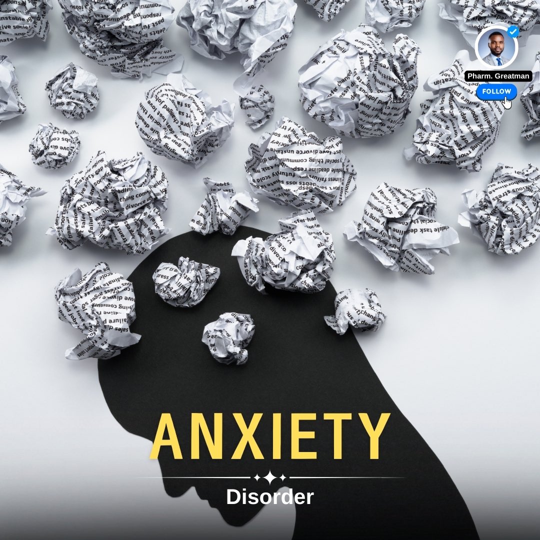 Are you feeling constant worry or fear that’s hard to control? 

You’re not alone, millions worldwide also feel that way

This thread explains Anxiety disorders, causes and how to prevent them

A thread👇