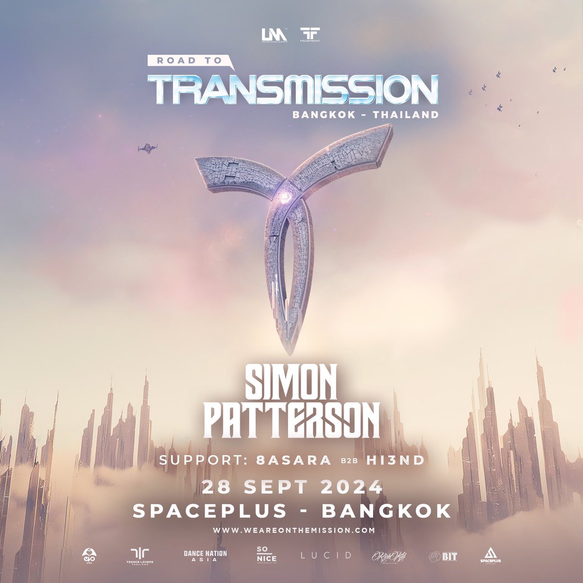 tantophi3nd's tweet photo. ROAD TO TRANSMISSION 2024
Very glad to back on stage again as support act with my brother for the legend “Simon Patterson” this Saturday at Spaceplus Bangkok! 🫡🔥✨
See you all Trancers!
#SimonPatterson
#Transmission #TLT
#TranceThailand https://t.co/l1MitkEQhJ