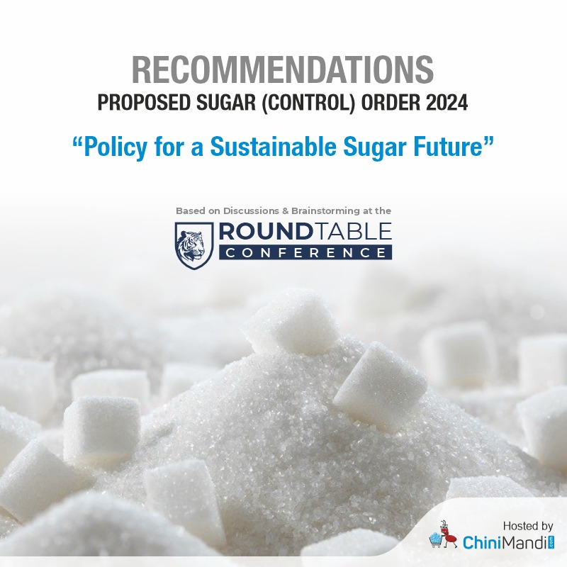 ChiniMandi's tweet photo. Proposed Sugar (Control) Order 2024: @ChiniMandi and Committee of experts submit recommendations and suggestions to the Government of India.

Read the finalised set of well-considered suggestions that aim to address the industry’s current needs while ensuring its #SustainableGrowth and compliance with regulatory requirements:

🔗 https://t.co/gEb6tfgYPz

#SugarControlOrder1966 #DraftSugarControlOrder #RoundTableConference #Kolhapur #Goa #SugarIndustry #SugarTraders #SugarMillers #ChiniMandi #SugarIndustryNews #IndustryExperts #SugarPolicy #SugarByproducts #Regulations #Policy #India #goi