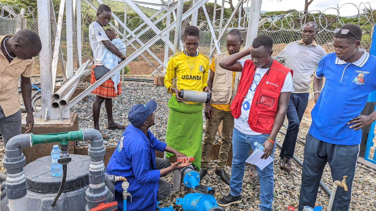 Akvointltd's tweet photo. Successful handover of our transformative project w/ #SaveTheChildren in #Tapac, Moroto District. Trained locals on how to operate and maintain equipment, ensuring a sustainable future!
#CommunityDevelopment #akvoProjects #irrigation #SustainableDevelopment #solarwaterpumping https://t.co/CvCGLdDy2A