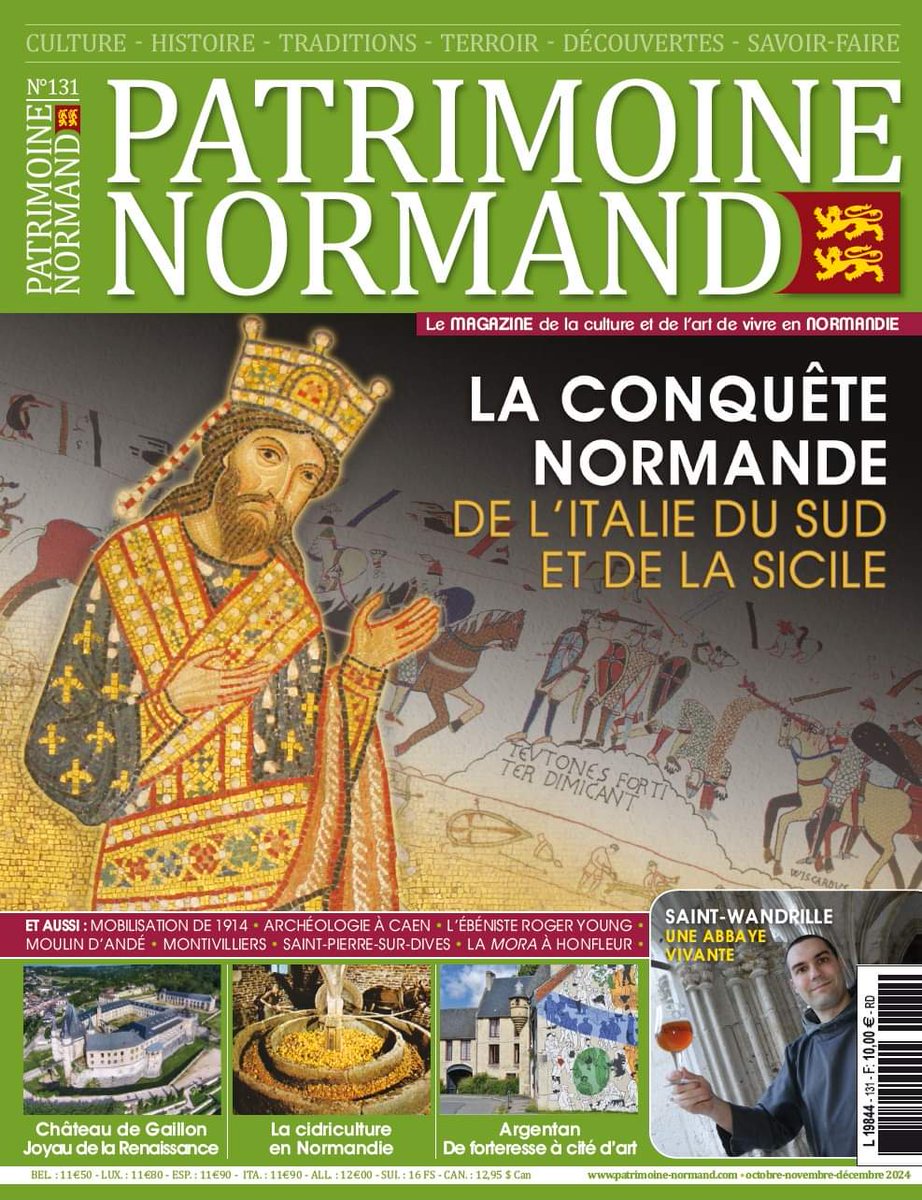 Le numéro d'octobre est en cours d'impression ! Découvrez le sommaire et pré-commandez-le dès maintenant pour profiter de la livraison gratuite en suivant ce lien : patrimoine-normand.com/achat-patrimoi… Disponible dès le 5 octobre, il n'attend plus que vous !😊