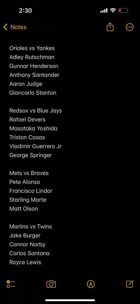 DMVProfits101's tweet photo. Some people to look at for tomorrow’s games. https://t.co/6XnH55yHJN