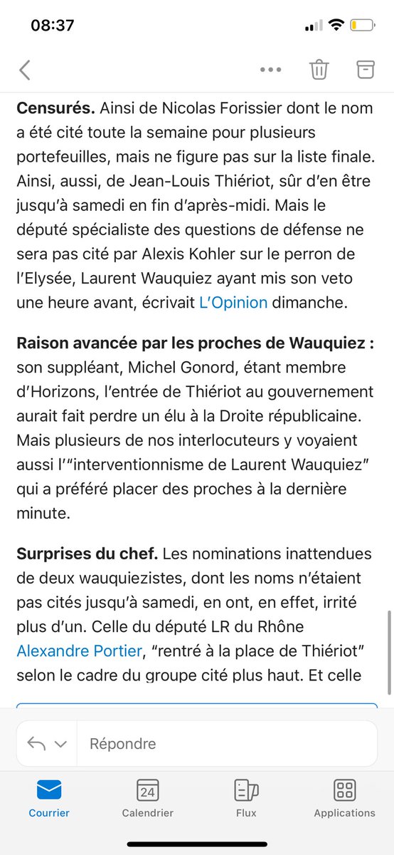 PauSR's tweet image. Au groupe DR, ce matin, l’heure du seuminaire: Wauquiez, à qui plusieurs députés reprochent de leur avoir barré la route du gouvernement, va-t-il avoir un front contre lui ? par @AnthLattier 
(pr lire le croustillantissime Playbook d’ @ebertholomey &amp;amp; s’inscrire c’est en dessous)