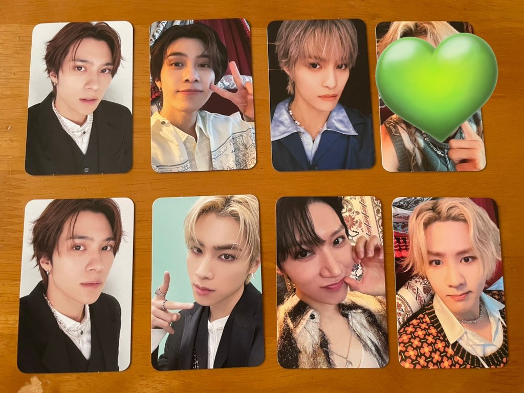 hachisan07's tweet photo. WayV 威神V THE HIGHEST トレカ 交換

【譲】 画像のもの
      シャオジュン ヘンドリー ヤンヤン クン テン

【求】 クン テン シャオジュン 💖

※ テン→テン、シャオジュン→シャオジュン
9/28 29 東京 手渡し
お気軽にお声掛けください🙇🏻‍♀️ https://t.co/4qgLTWgXPU