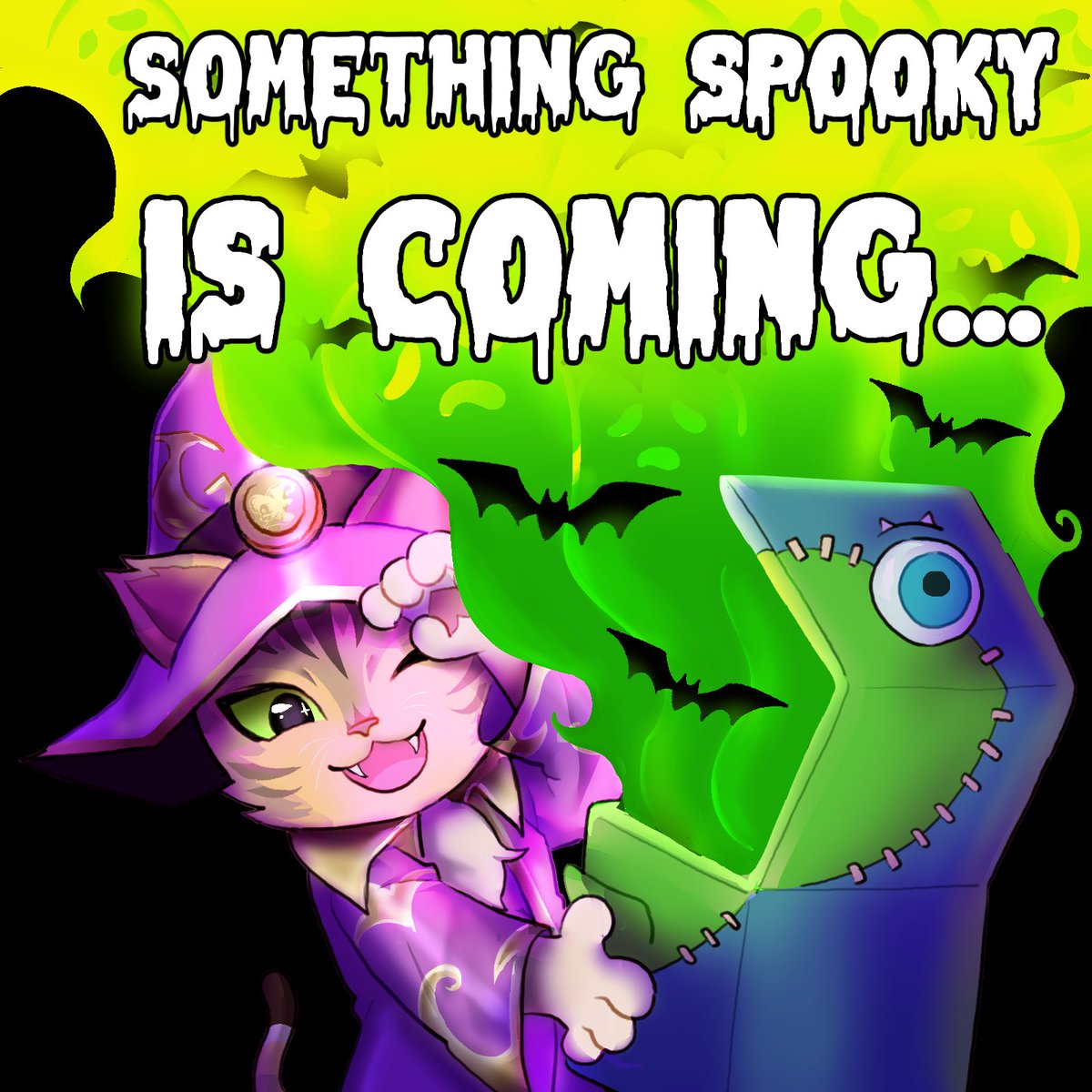 GatherersTavern's tweet photo. Hey Taverners! We are excited to reveal somethin' really spooky within the next few days🧟Can you guess what Cinnamon is holding?
.
.
.
#Fblthp #MagicTheGathering #Duskmourn #Arty #GatherersTavern #mtg https://t.co/8MQwNTPNih