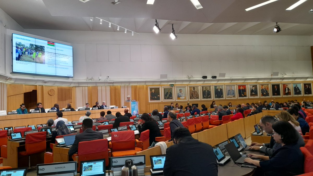 Phage_UniFAHS's tweet photo. Great to see our very own Dr. Kitiya present at the @FAO HQ in Rome during the @FAOLivestock Global conference on #Animal #Health #Innovations. Reducing the use of #antibiotics calls for new solutions. #Bacteriophages are one of them but we must raise #awareness. #RCVI2024 https://t.co/7hZqLI9qad