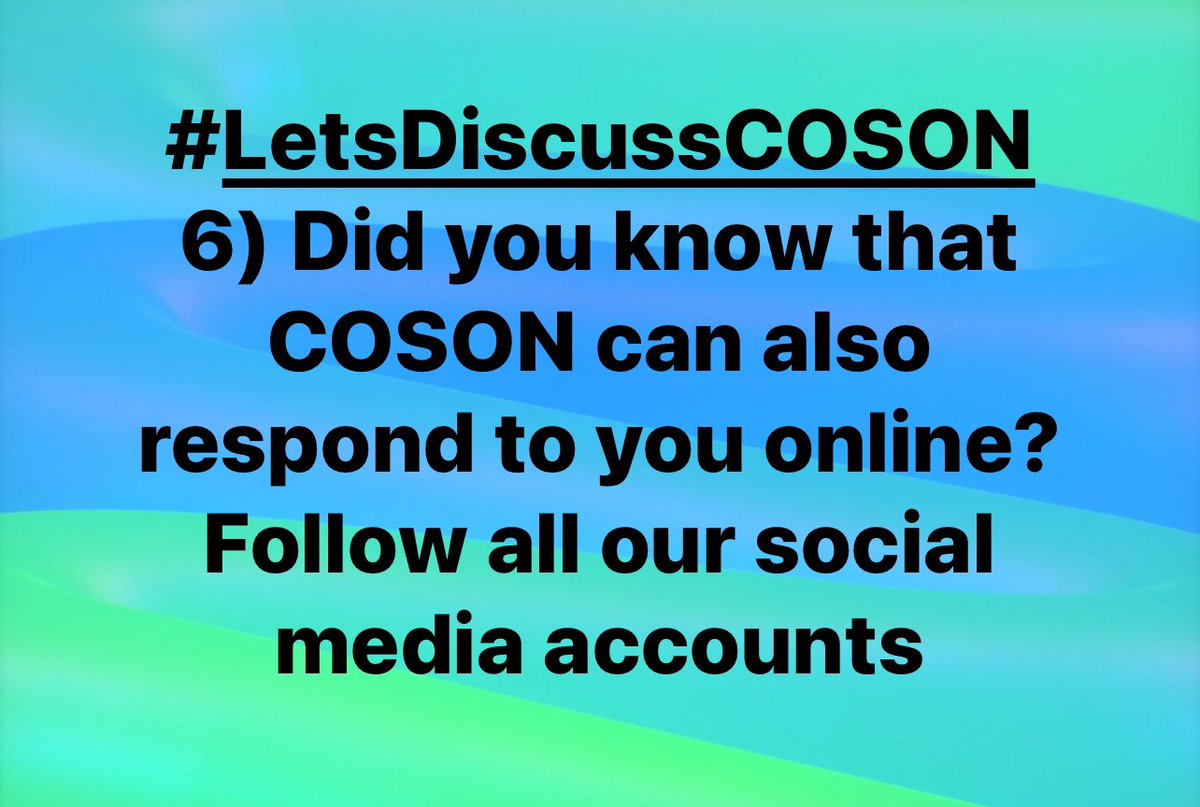 COSON tweet media