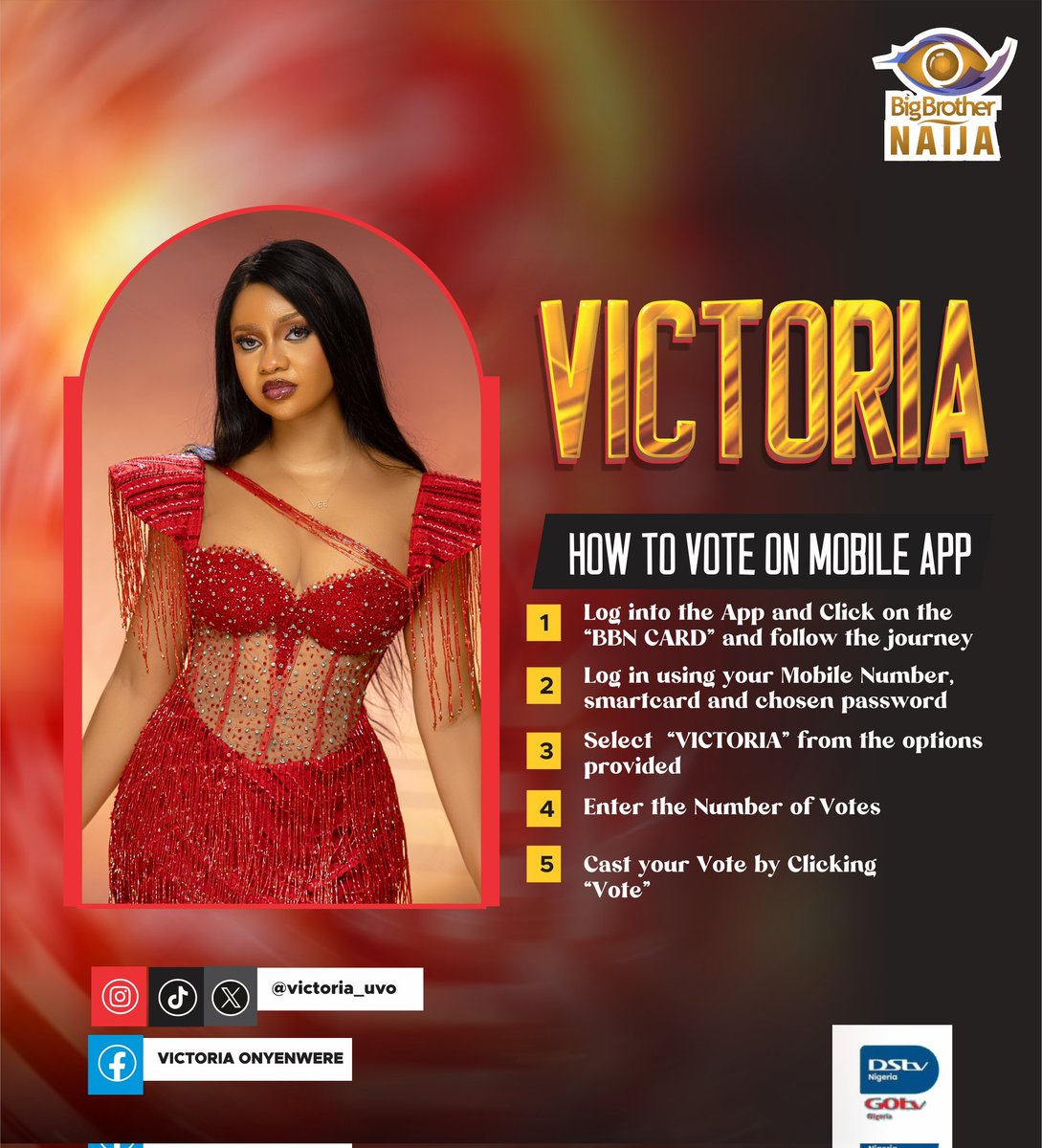 Victoria_uvo's tweet photo. VIKINGS 🪝 We've come so far in this journey, please don't give up now 🥹

Please our one and only job is to keep voting, get your friends and family to VOTE VICTORIA 

DO NOT SHARE OR SPLIT YOUR VOTES!! 5 housemates are going home on Sunday, we don't want our Girl home now😩Her Place is in the FINALE💪🏽

Please don't stop voting
Your vote counts and it's the only thing that takes our Queen to the Finale

VOTING LINK IN BIO

FOCUS ON VICTORIA
VICTORIA TO THE FINALS
#VictoriaOnyenwere 
#BBNaija