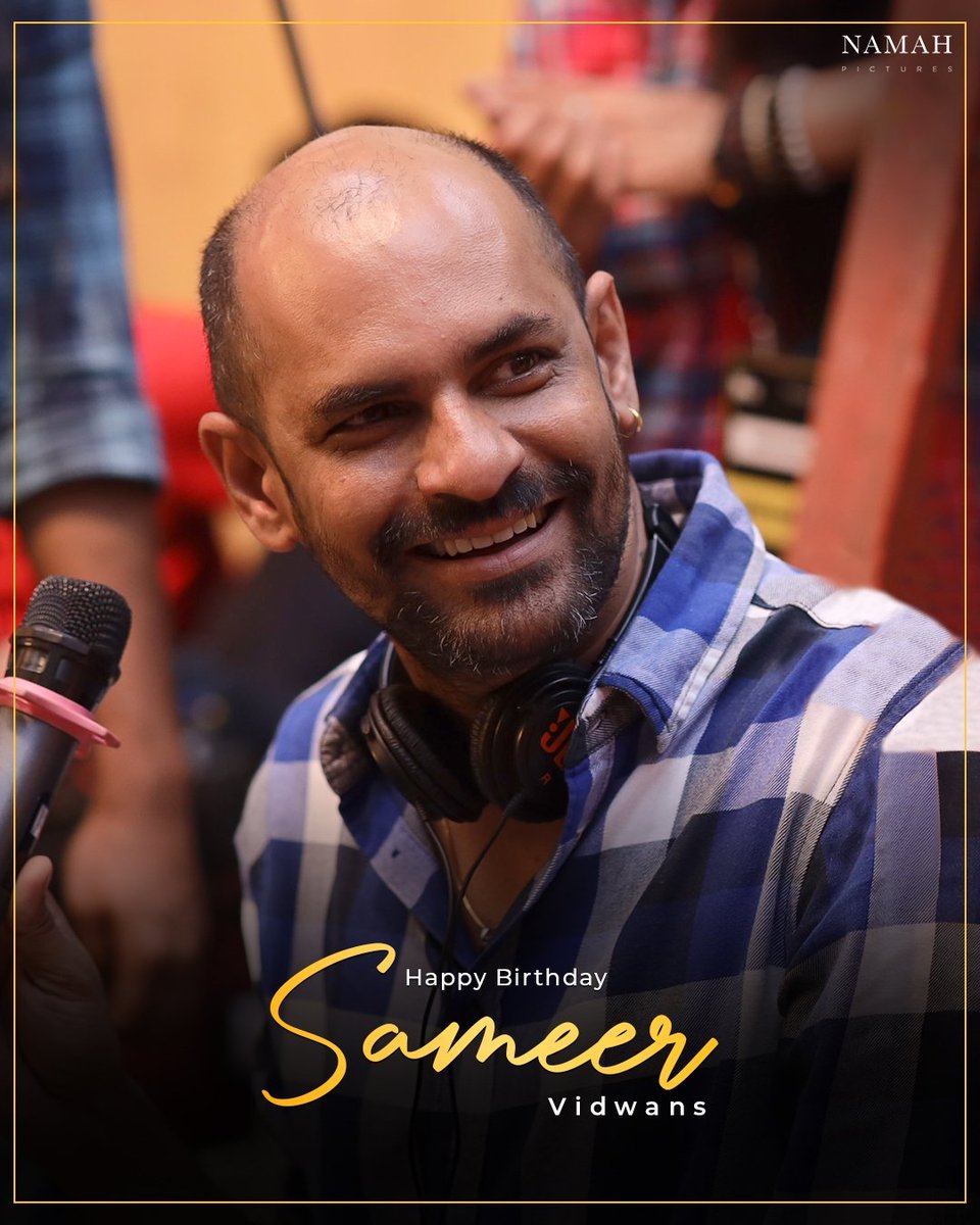 Happy Birthday to our director <a href="/sameervidwans/">Sameer Vidwans । समीर विद्वांस</a>

Your passion for storytelling lights up every film. Wishing you a year filled with cinematic magic and more incredible films. Here’s to crafting many more masterpieces together ! ❤️🎬✨
