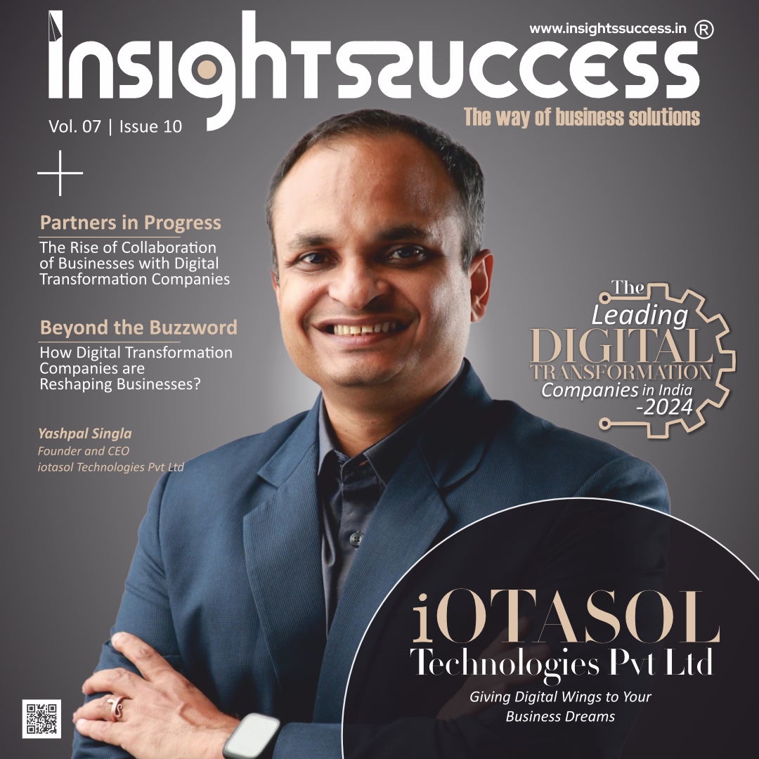 In the latest edition The Leading Digital Transformation Companies in India-2024, Insights Success magazine is pleased to feature <a href="/Iotasol/">iotasol</a> Technologies  steered by #YashpalSingla, the Founder and CEO and other prominent digital transformation companies.
 shorturl.at/eay6D