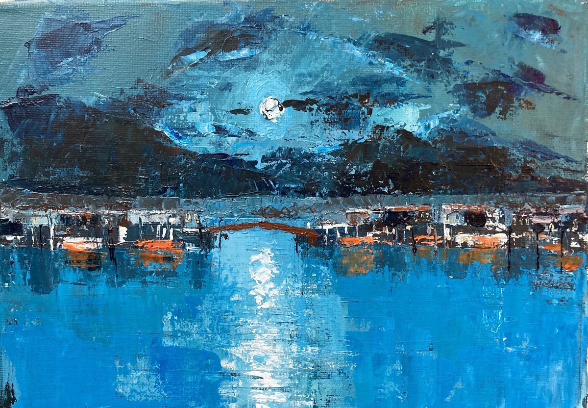 tarnincolour's tweet photo. Whitby at night  #thedailysketch #bigartboost #sketchbook #sketch #urbansketcher #urbansketchers #usk #draw365 #drawing #acrylic #painting #artoftheday #acrylicpainting #artchallenge #paintseptember https://t.co/S8gOf5xwZC
